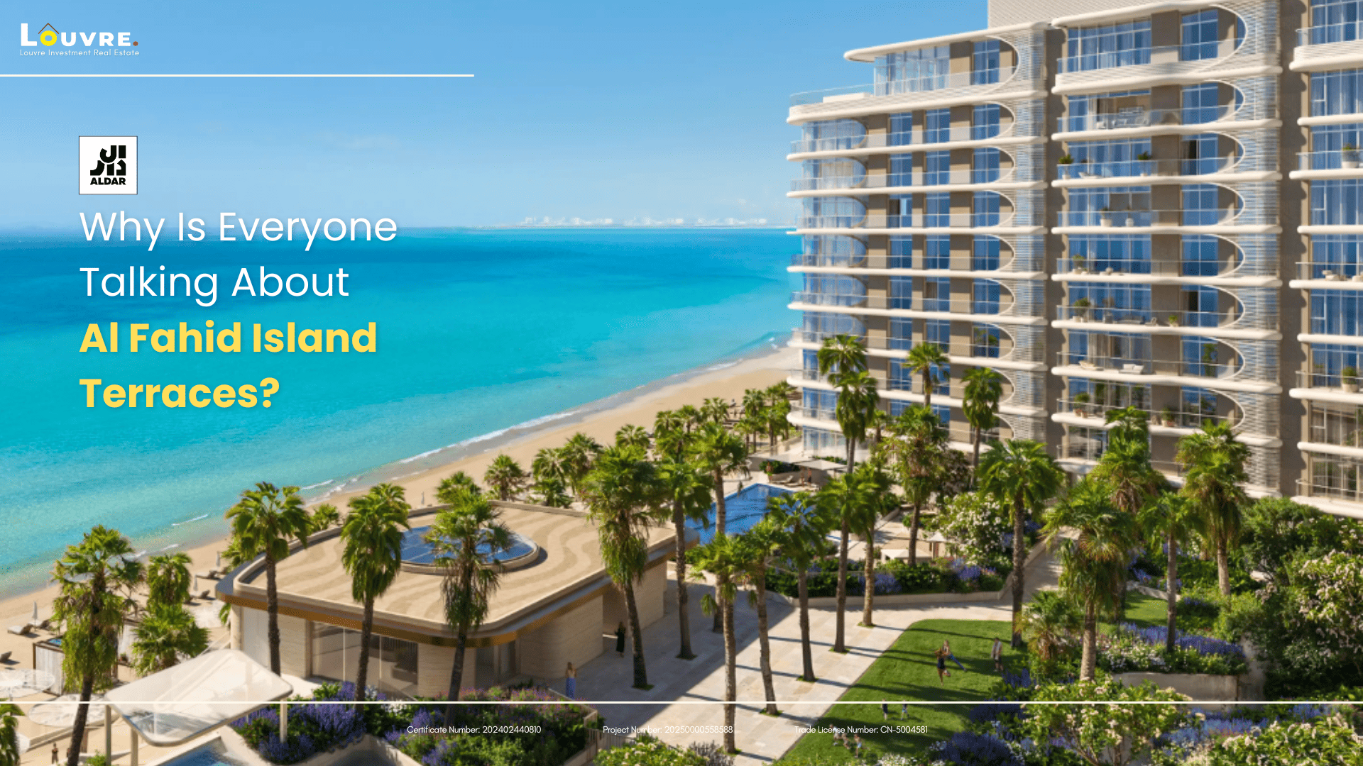 Luxury living Al Fahid Island Abu Dhabi – Fahid Beach Terraces