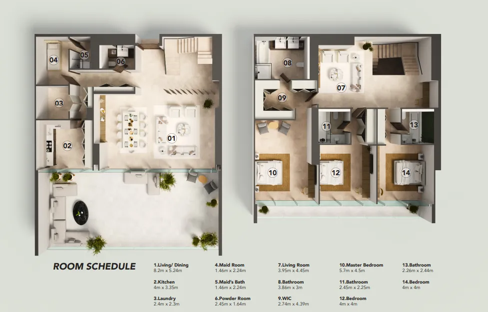 JUMAN 3 in Luluat Al Raha, Marina District 11 Juman 3 Floor Plan (11)