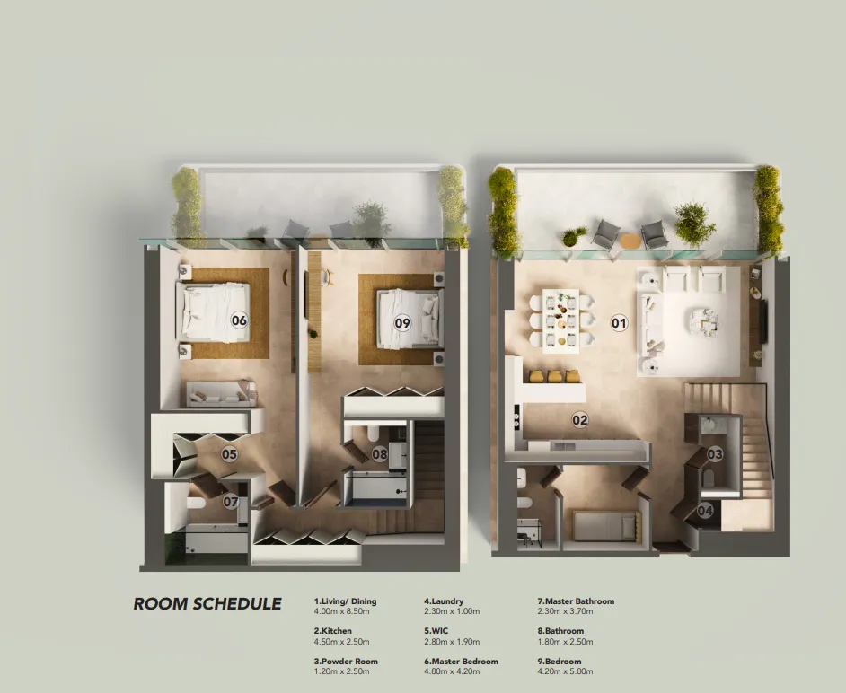 JUMAN 3 in Luluat Al Raha, Marina District 5 Juman 3 Floor Plan (5)