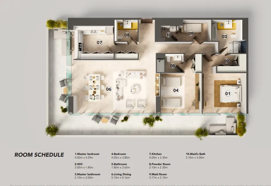 JUMAN 3 in Luluat Al Raha, Marina District 7 Juman 3 Floor Plan (7)