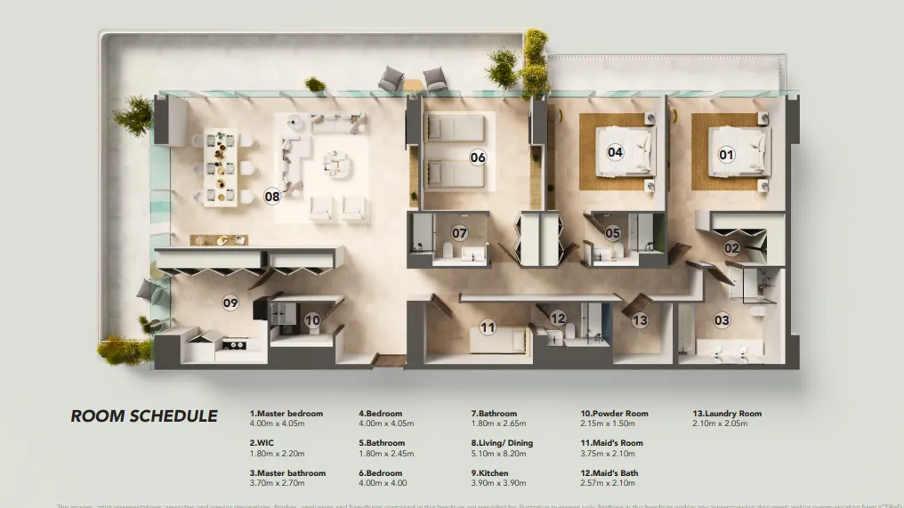 JUMAN 3 in Luluat Al Raha, Marina District 9 Juman 3 Floor Plan (9)