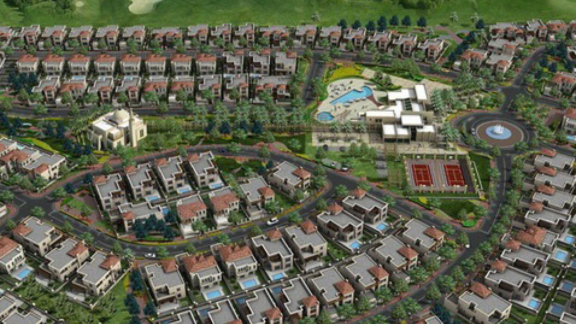 Golf Garden overview in Khalifa city