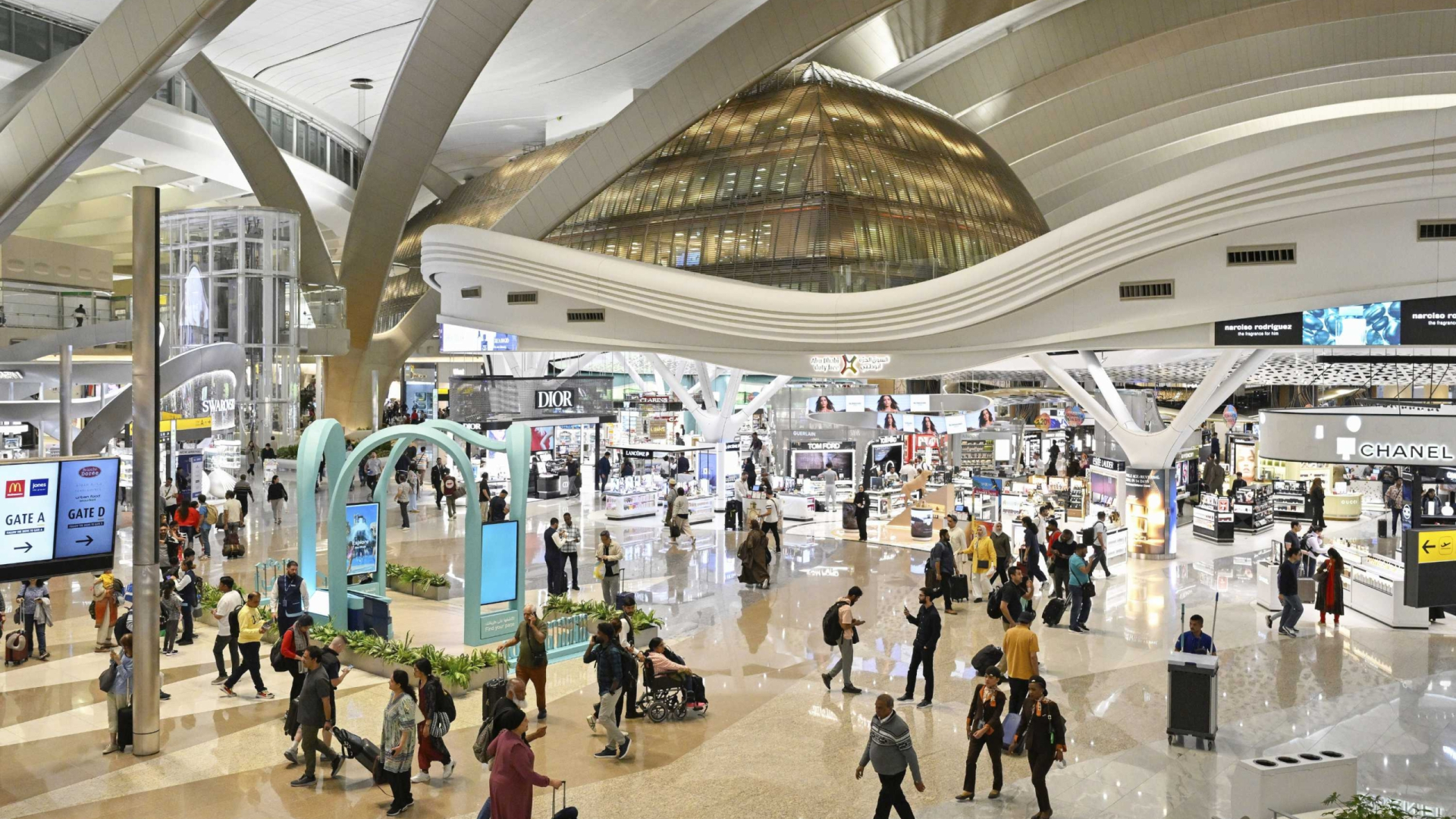 Zayed international airport terminal a